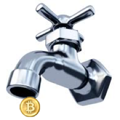 Ear bitcoins from Bitcoin Faucet